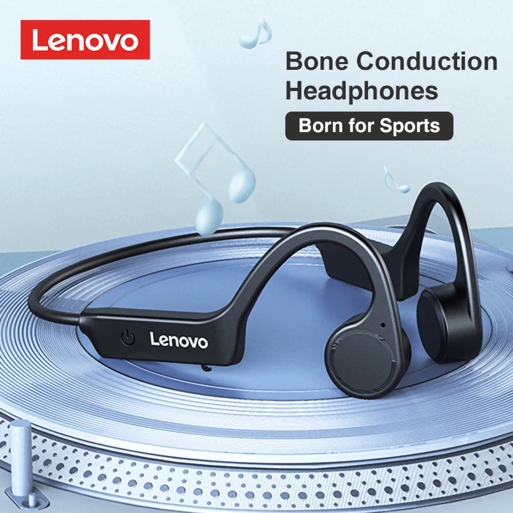 Lenovo X4 Bone Conduction Earphones Bluetooth 5.3 Wireless Headphones Ear Hook Sport Waterproof Hifi Stereo Headset With Mic
