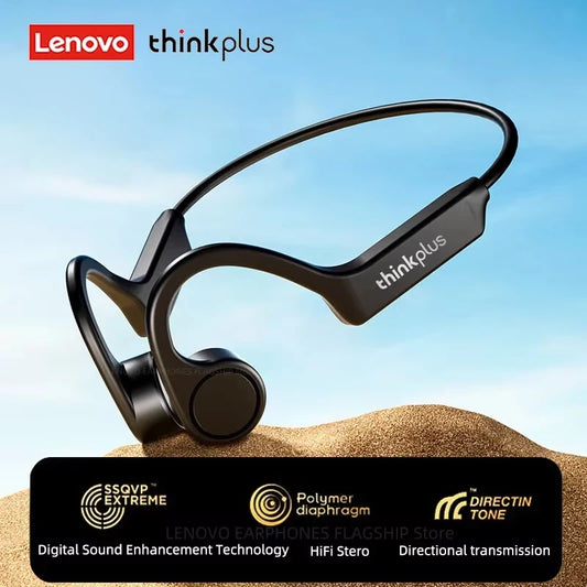 Lenovo X4 Bone Conduction Earphones Bluetooth 5.3 Wireless Headphones Ear Hook Sport Waterproof Hifi Stereo Headset With Mic