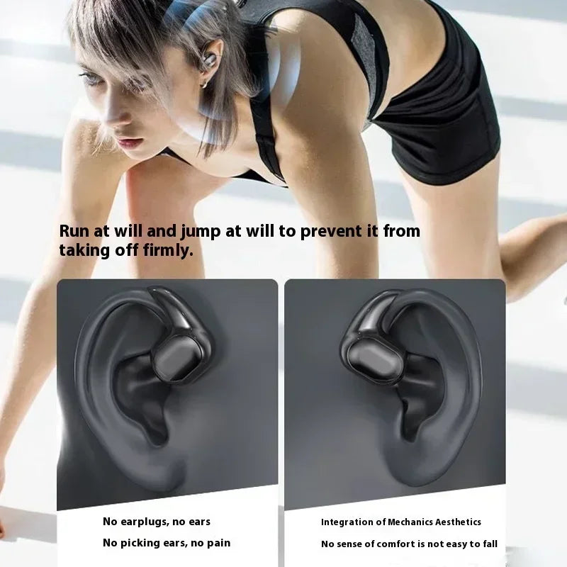 Lenovo Bone Conduction Wireless Earphones Sports Earbuds Hi-Fi 9D Stereo Waterproof Touch Control Noise Cancellation